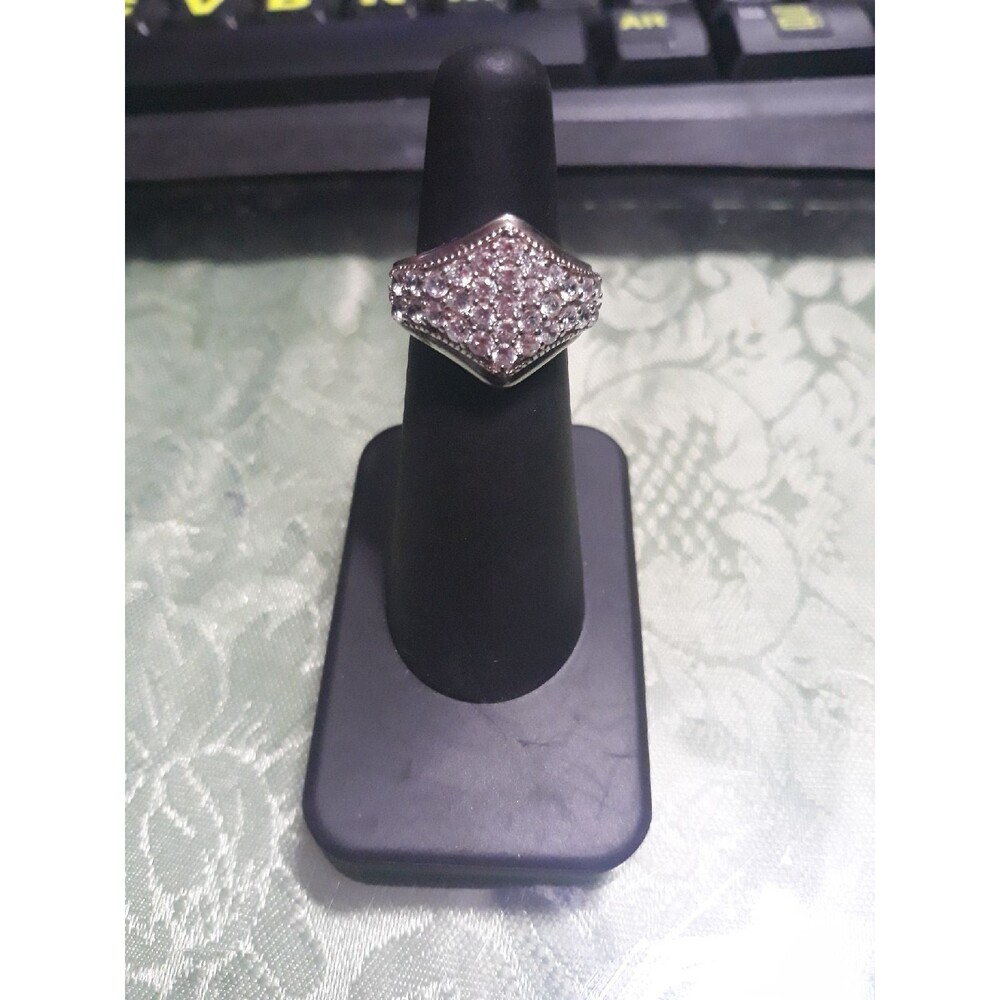 Sterling silver cz ring size 5